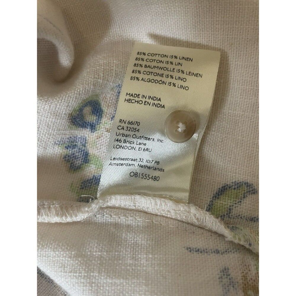 Pilcro Anthropologie Kailey Floral Tunic Button Down Size Large - Picture 12 of 13